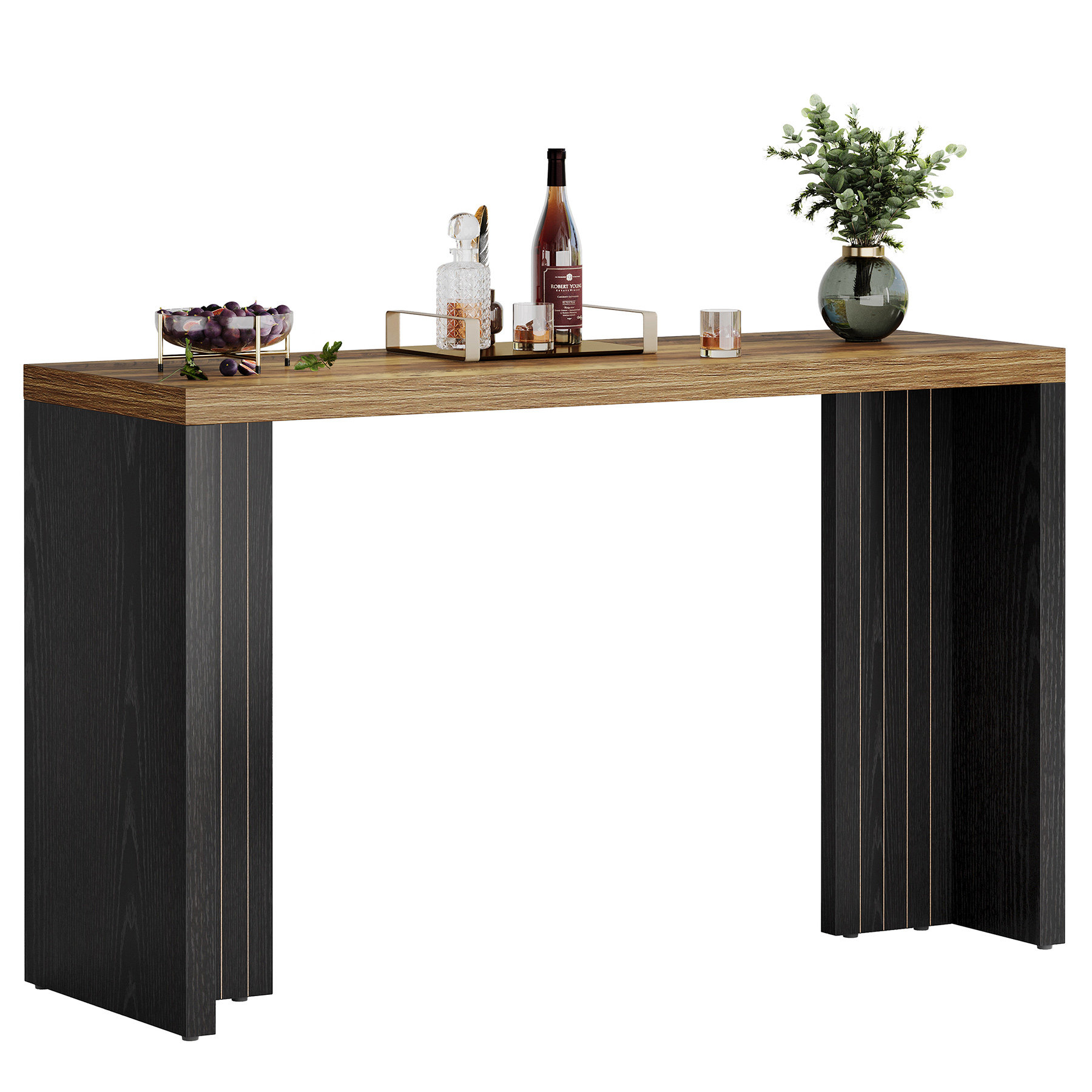 Wrought Studio™ Counter Height Dining Table With Faux Marble
